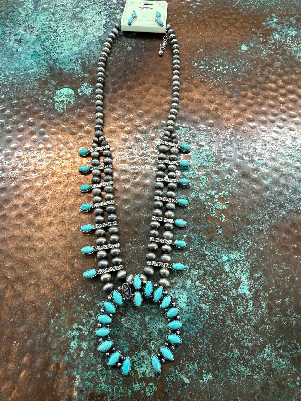 30s〜40s？navajo squash blossom necklace Western Navajo squash blossom necklace – Southwest Bedazzle