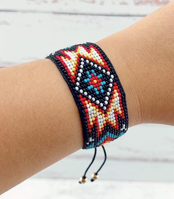 Southwest beaded bracelet Multi – Southwest Bedazzle