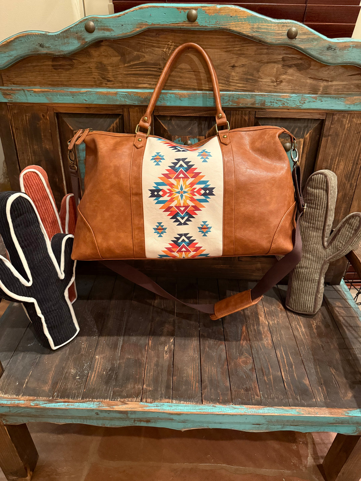 XL American Native Duffle bag /Weekender  Sky dancer