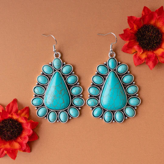 Southwest turquoise EARRINGS