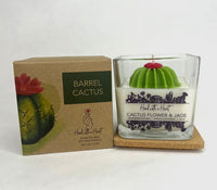 Cactus candle 10oz   BARREL