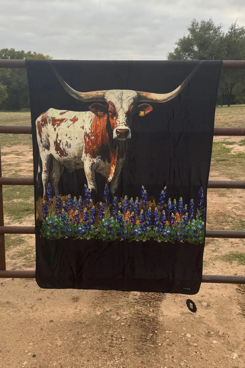 Texas plains Christmas BLANKET  reversible