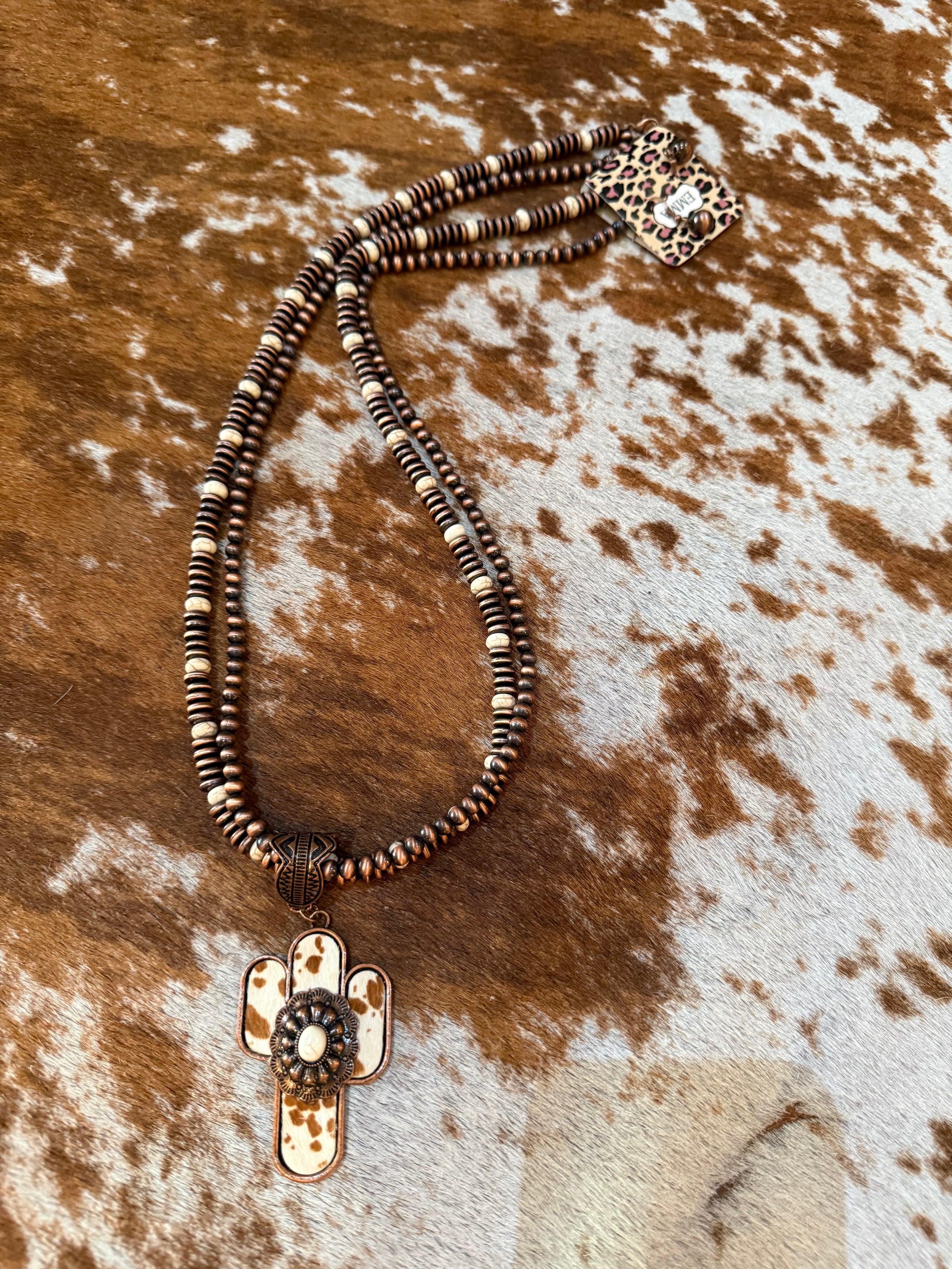 Southwestern Turquoise stone Necklace   Long