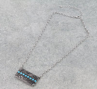 Western bar necklace