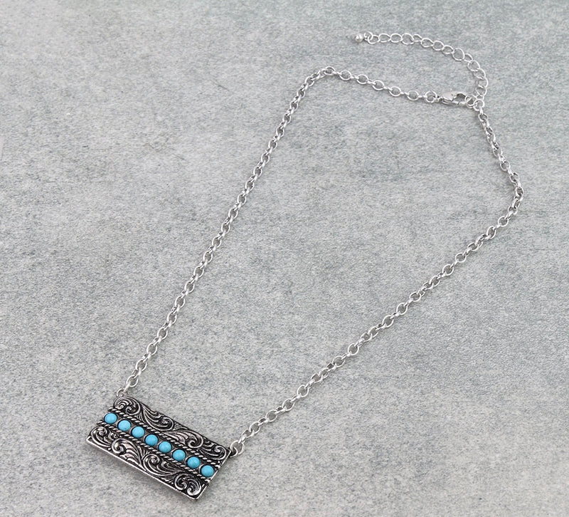 Western bar necklace