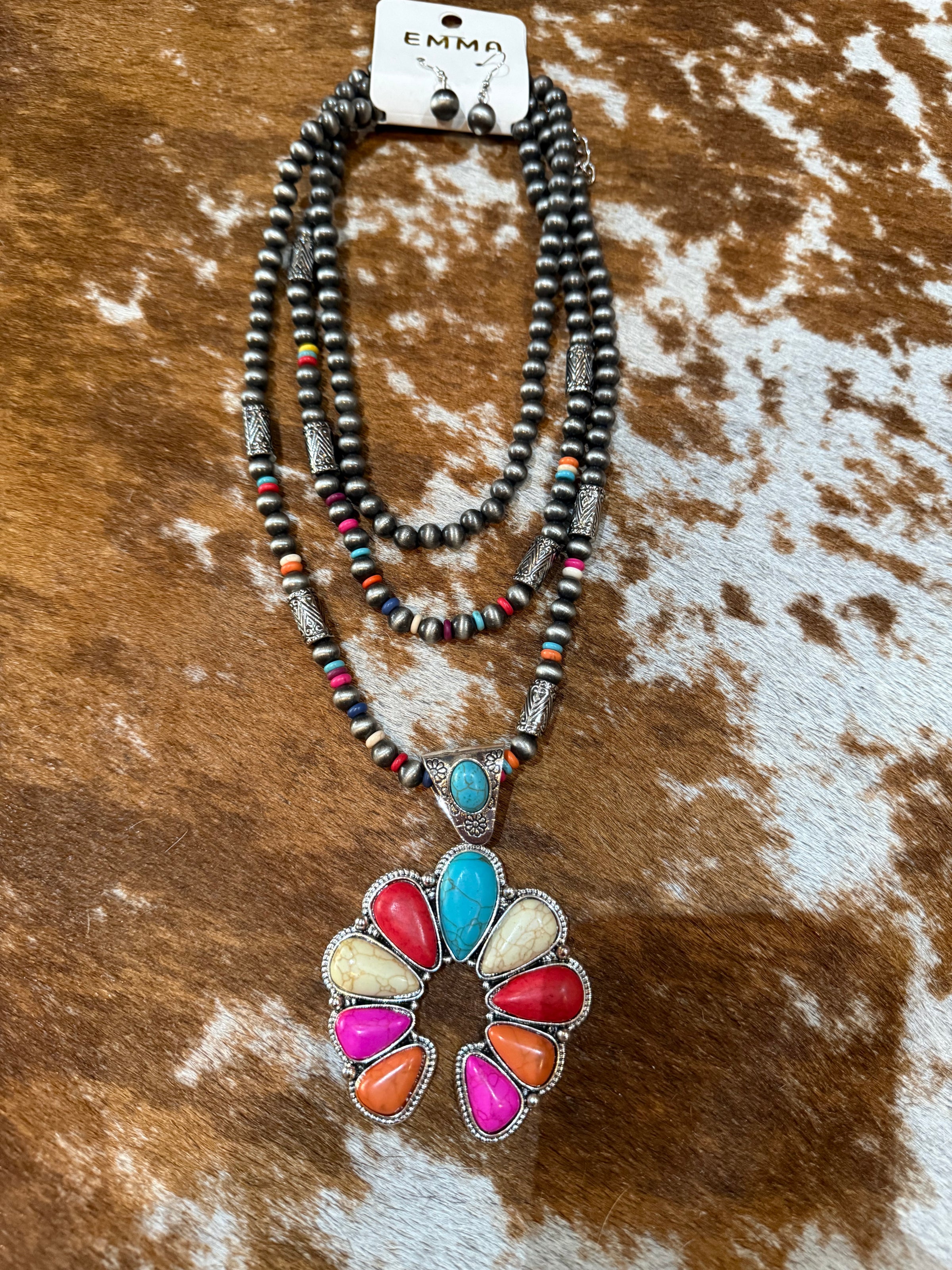 Southwestern Turquoise stone Necklace