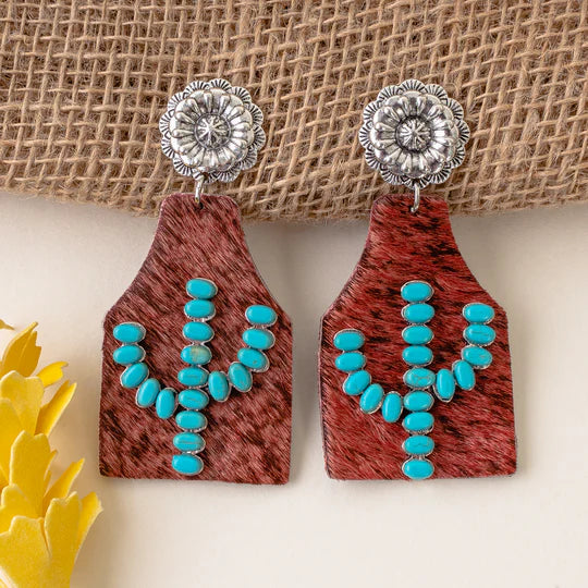 Southwest turquoise EARRINGS