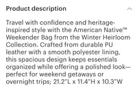XL American Native Duffle bag
