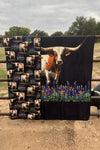 Texas plains Christmas BLANKET  reversible