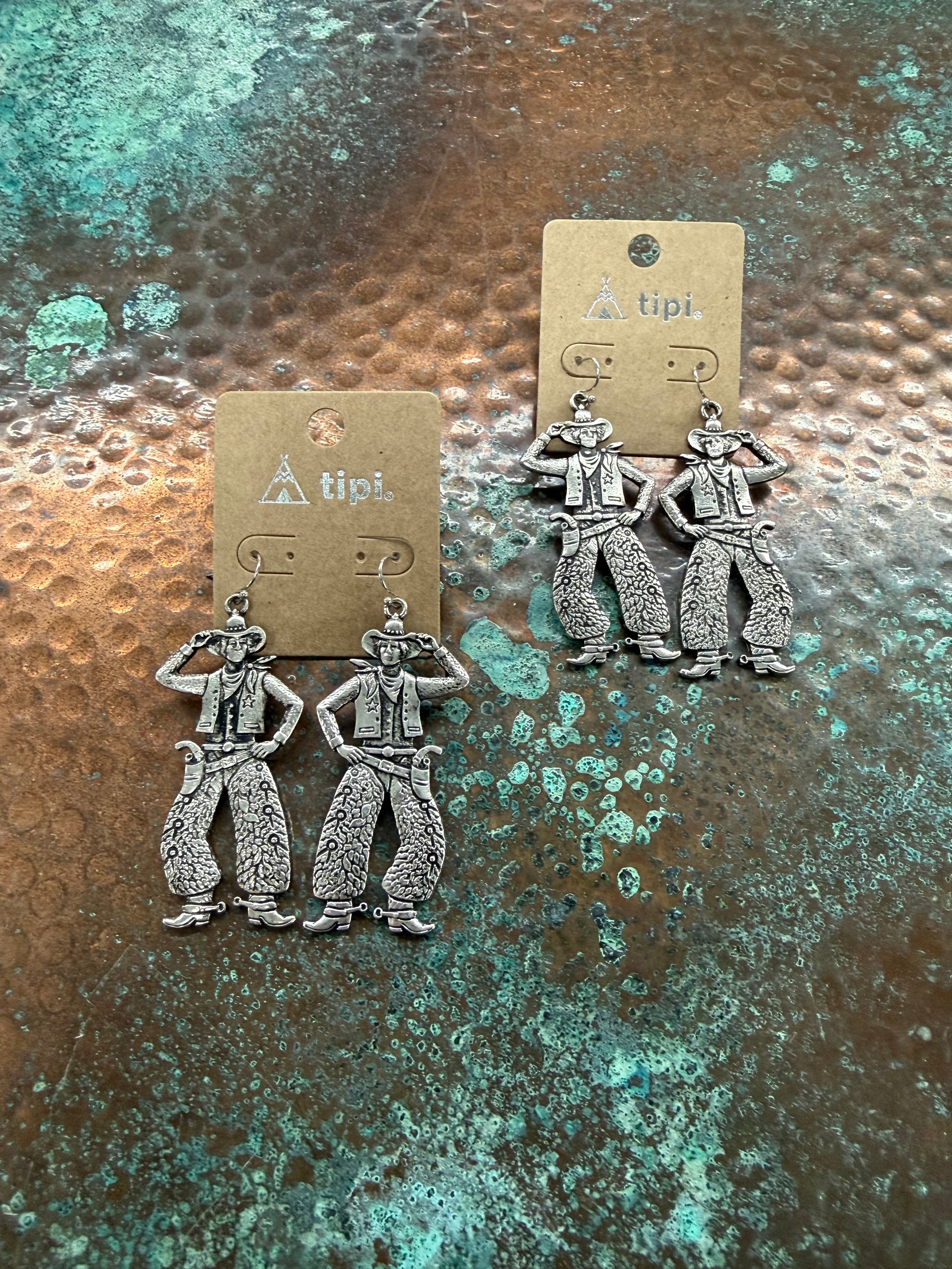 Large Cowboy earrings