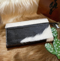 Western cowhide wallet