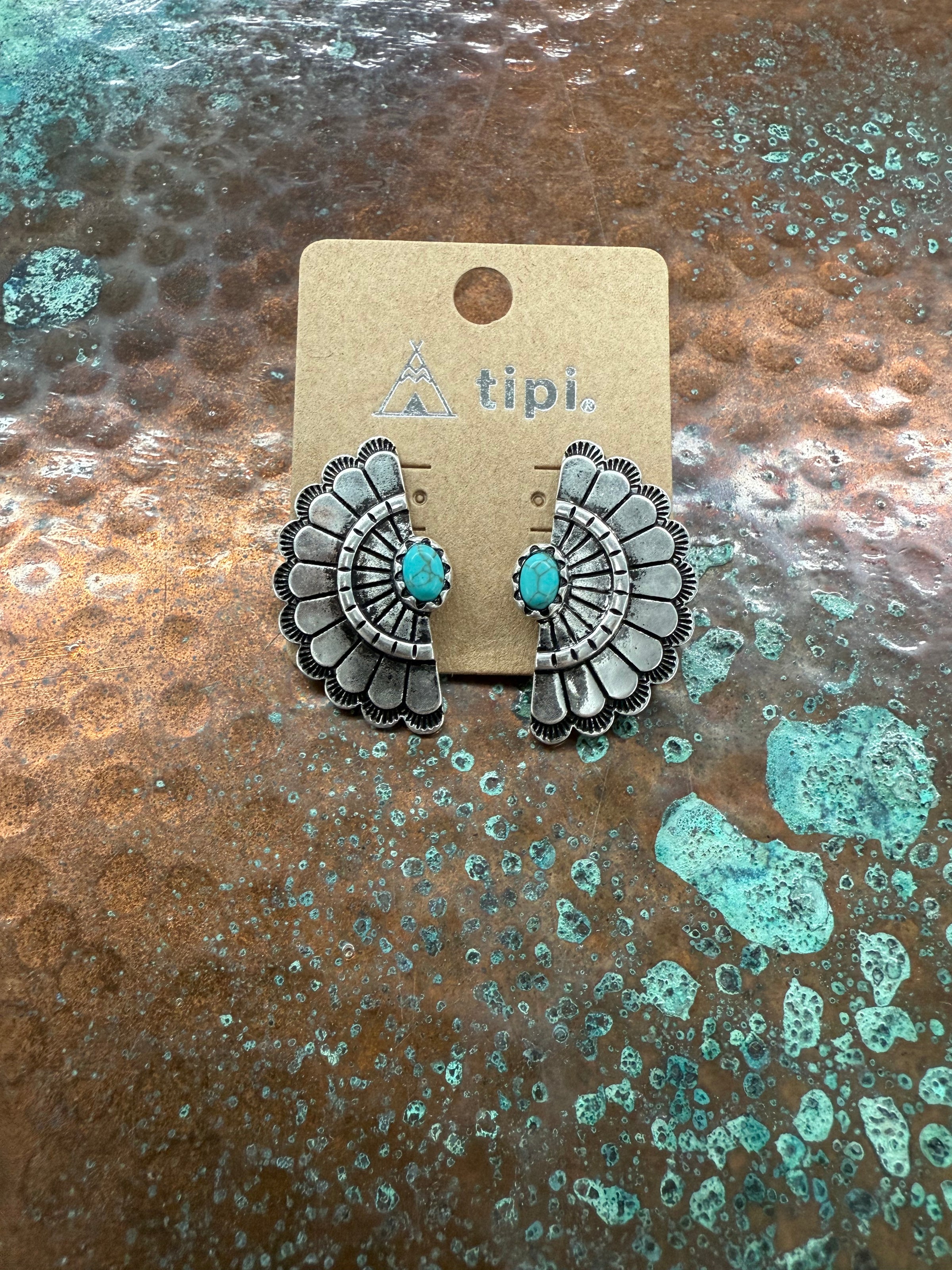 Southwest earrings in Silver