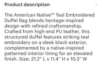 XL American Native Duffle bag