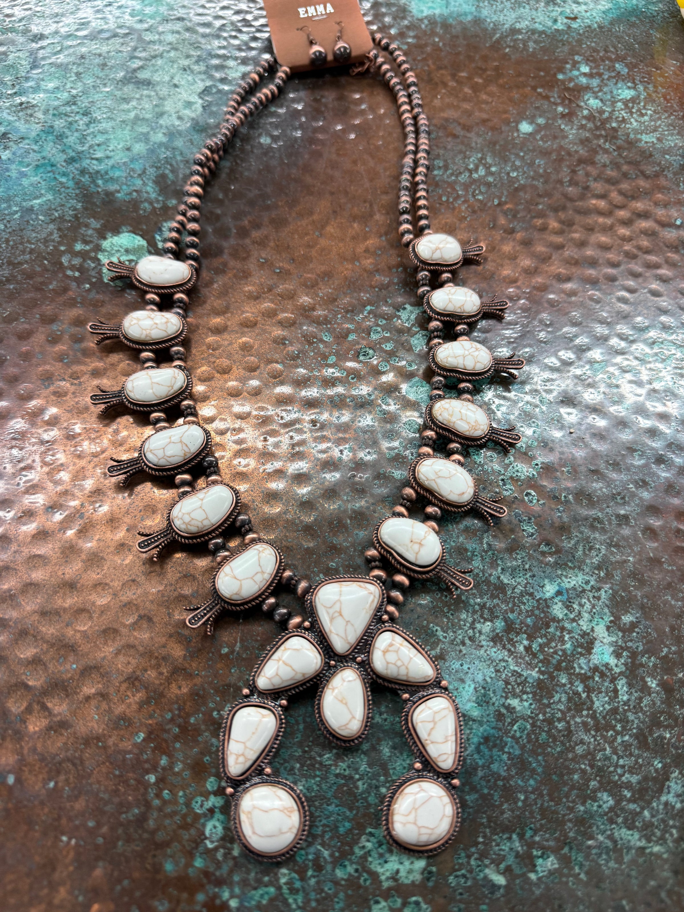 Southwestern Turquoise stone Necklace