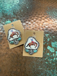 Turquoise Bronc Southwest Ring