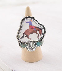 Turquoise Bronc Southwest Ring