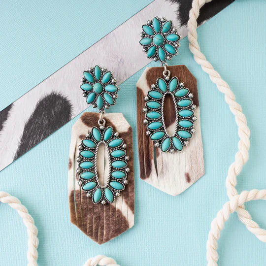 Southwest turquoise EARRINGS