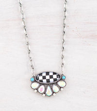 Checkered necklace
