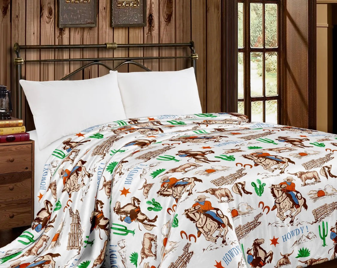 King Southwest LUXURY flannel BLANKET