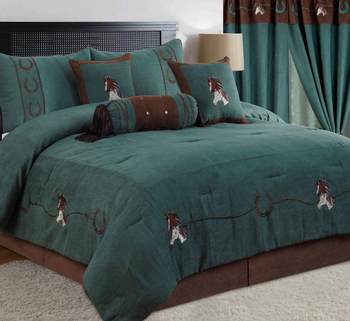 Horses Comforter 7 pc SET