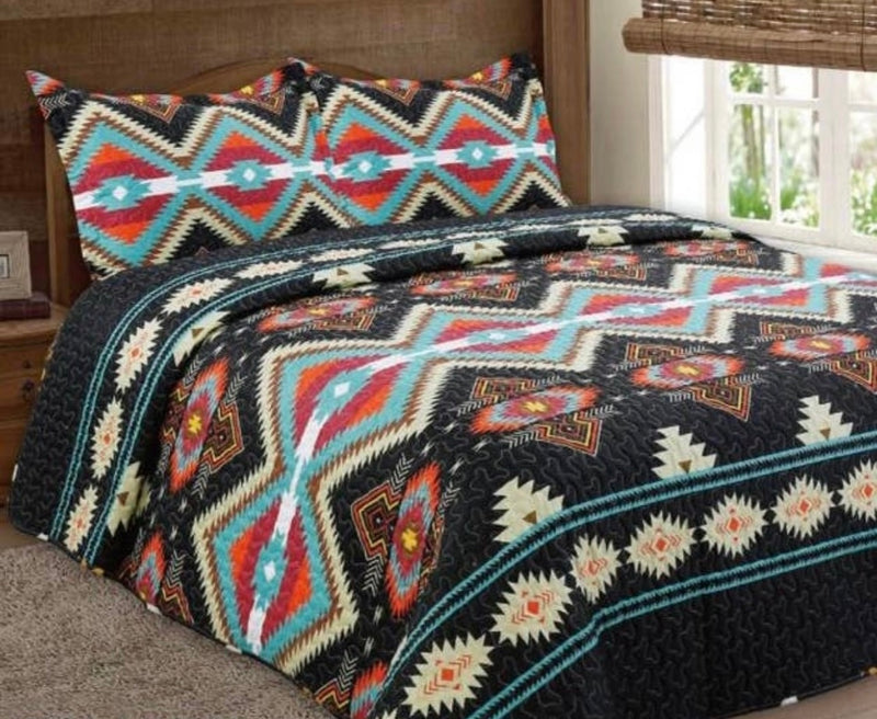 King quilted bedding set