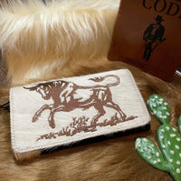 Western cowhide wallet