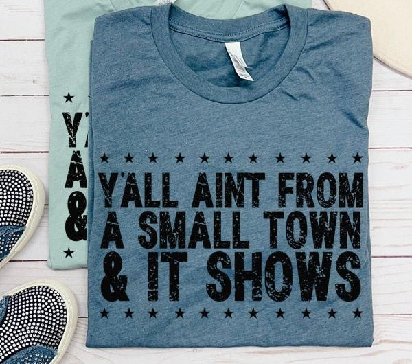 Wild Western Tee in blue