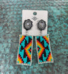 Southwestern beaded EARRINGS
