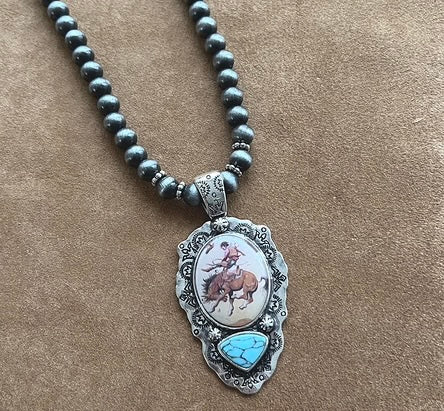 18” Western necklace
