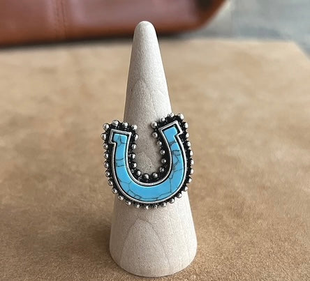 Western Horseshoe stretch RING