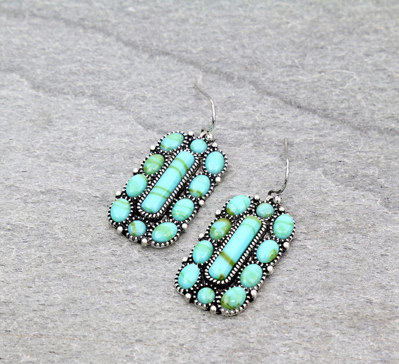 Western Turquoise earrings