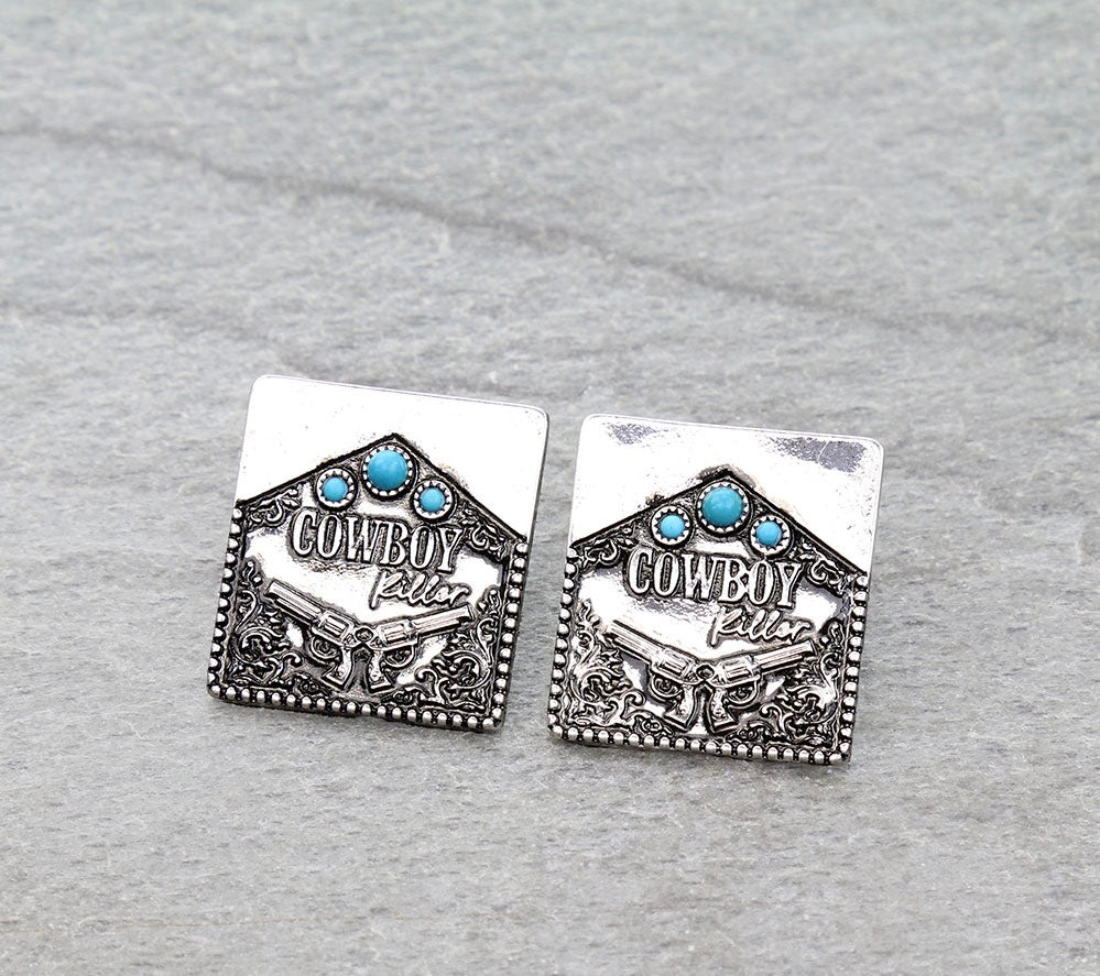 Cowboy earrings
