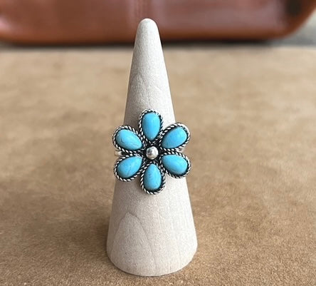 Western floral cuff RING