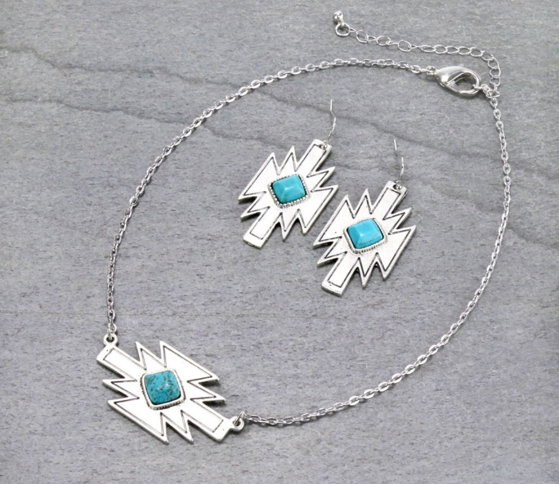 Aztec necklace set