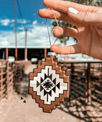 Blown glass tinsel Taos Christmas ornament