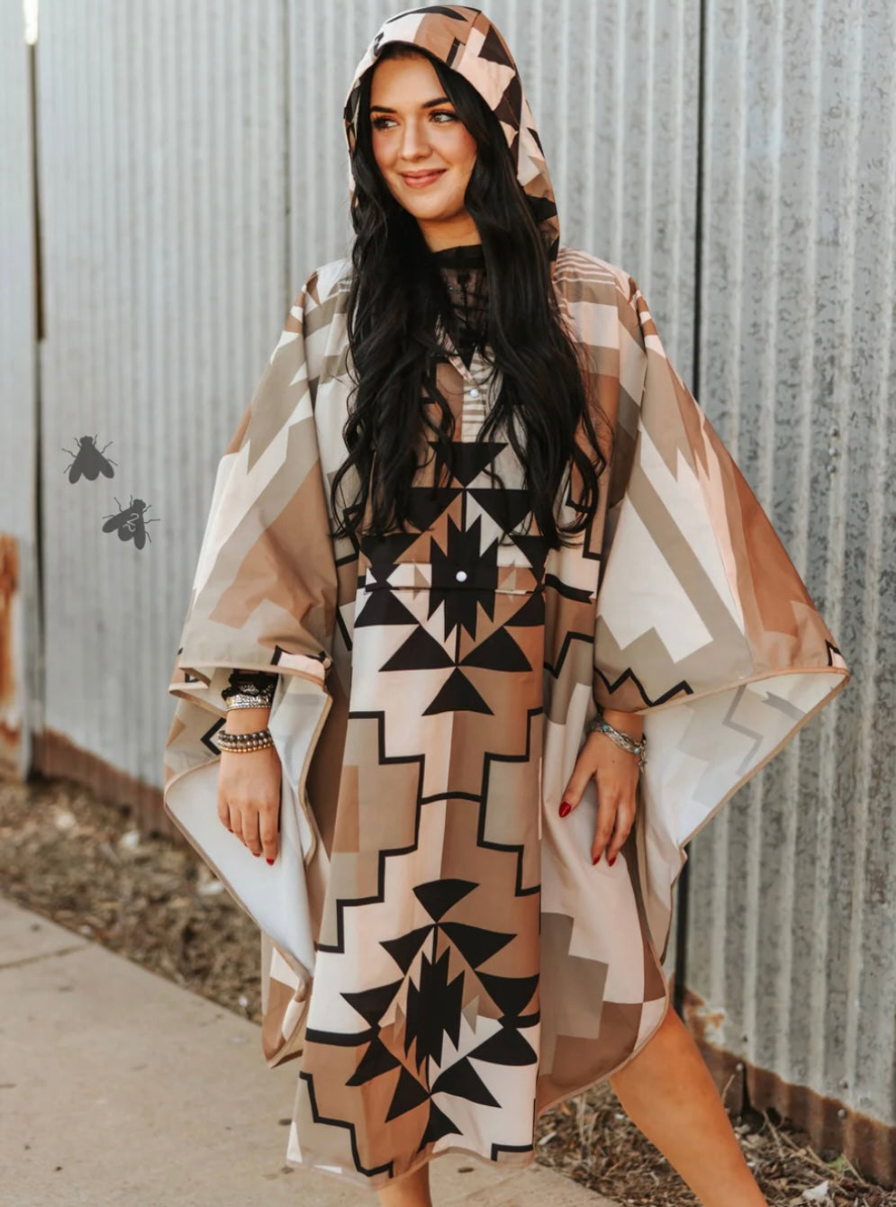 Aztec Mesa RAIN PONCHO