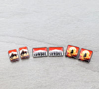 Cowboy earrings 3 pack