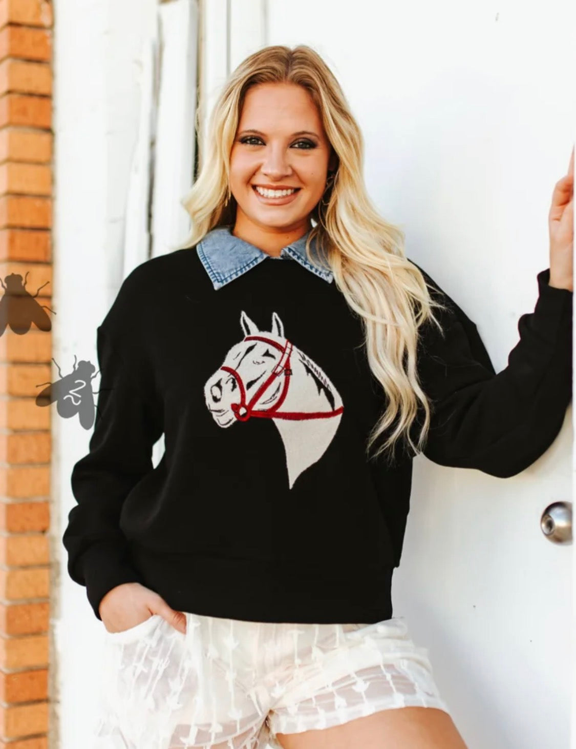 L/XL  Fort worth nights Swestshirt