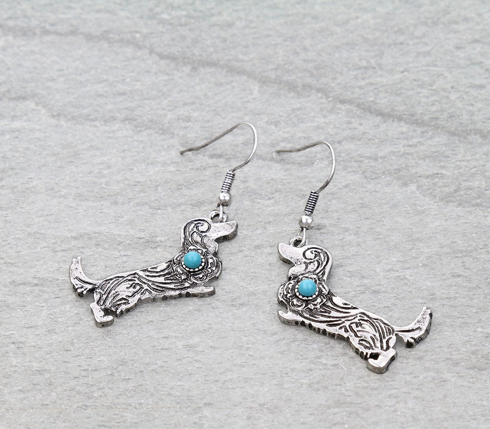 Dachshund earrings