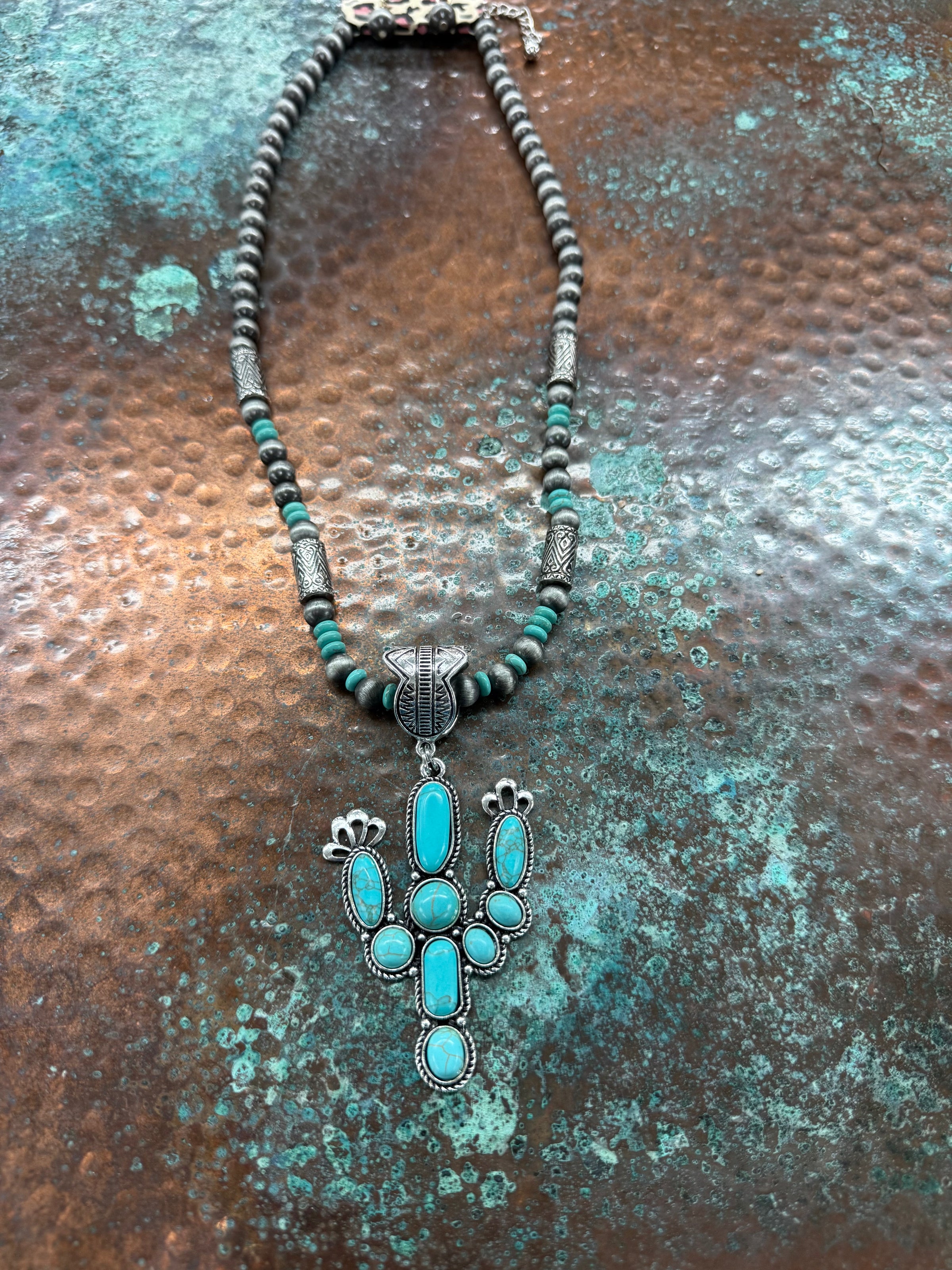Southwestern Turquoise stone Necklace