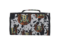 Western Horseshoe toiletry roll up bag