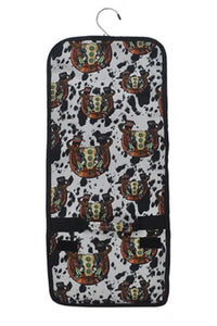 Western Horseshoe toiletry roll up bag