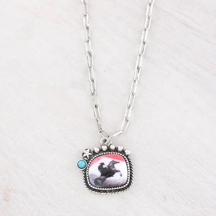 Cowboy up Necklace