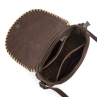 Cowhide crossbody bag