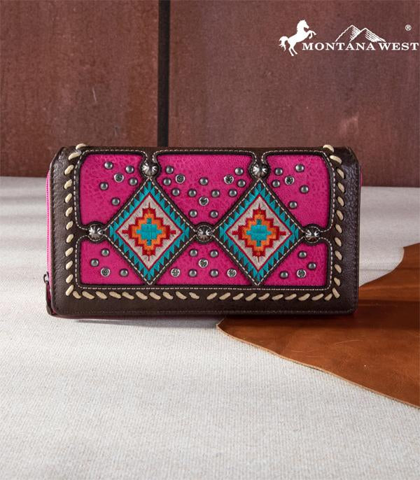 Embroidered Aztec WALLET