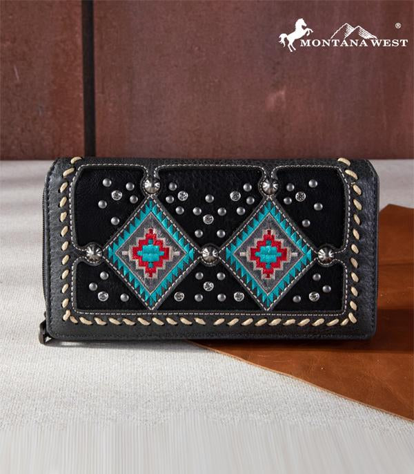 Embroidered Aztec WALLET