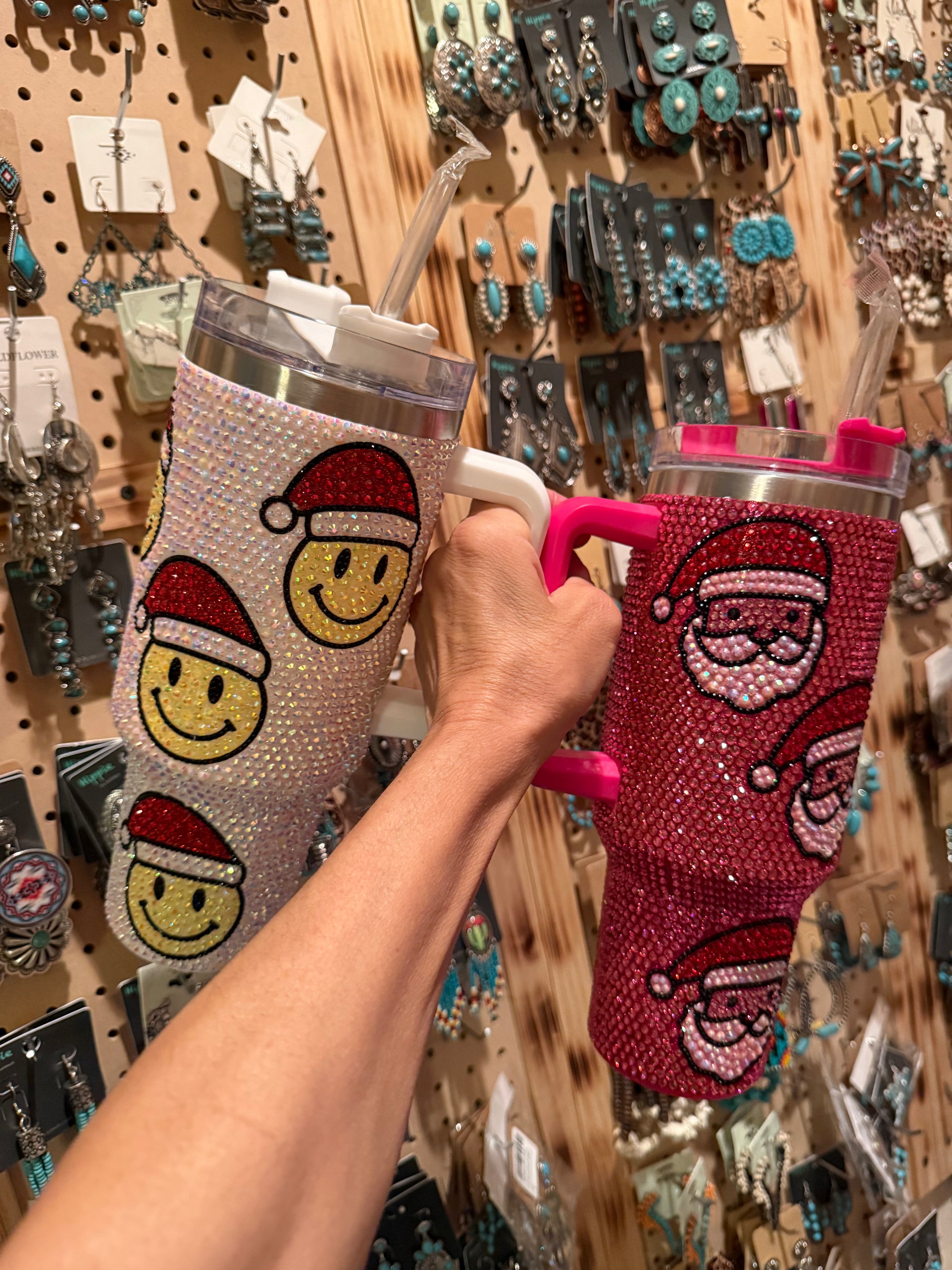 SALE Christmas tumbler SET of 2 – Southwest Bedazzle