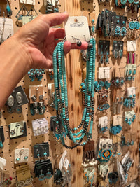 The Loaded Turquoise necklace & Navajo set