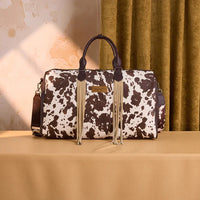Wrangler cow print Overnight Weekender bag