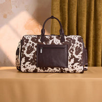 Wrangler cow print Overnight Weekender bag